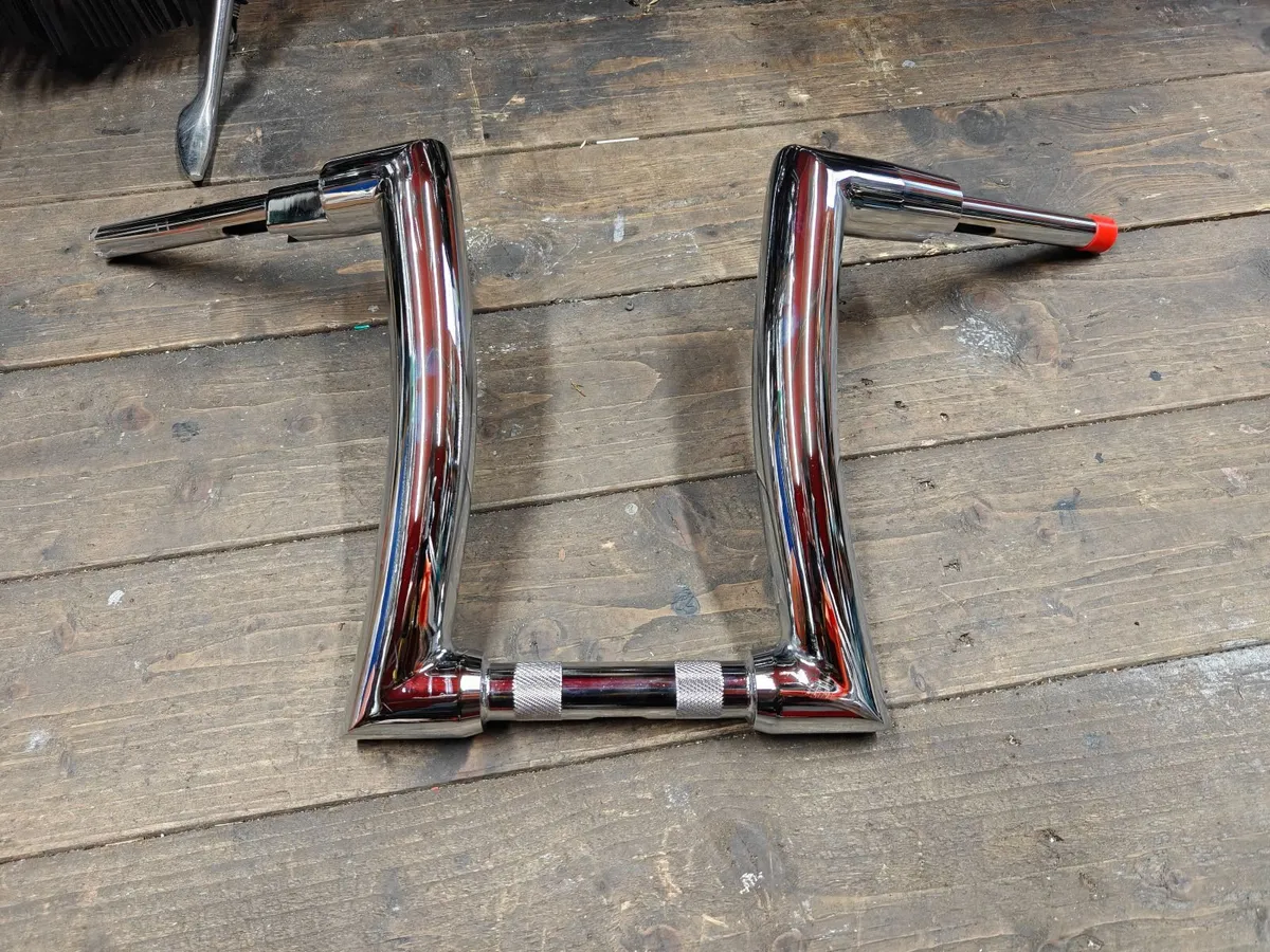 Ape Hanger Bar 14" Rise for Harleya Sportster XL - Image 2