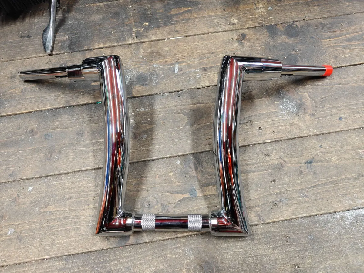 Ape Hanger Bar 14" Rise for Harleya Sportster XL - Image 3