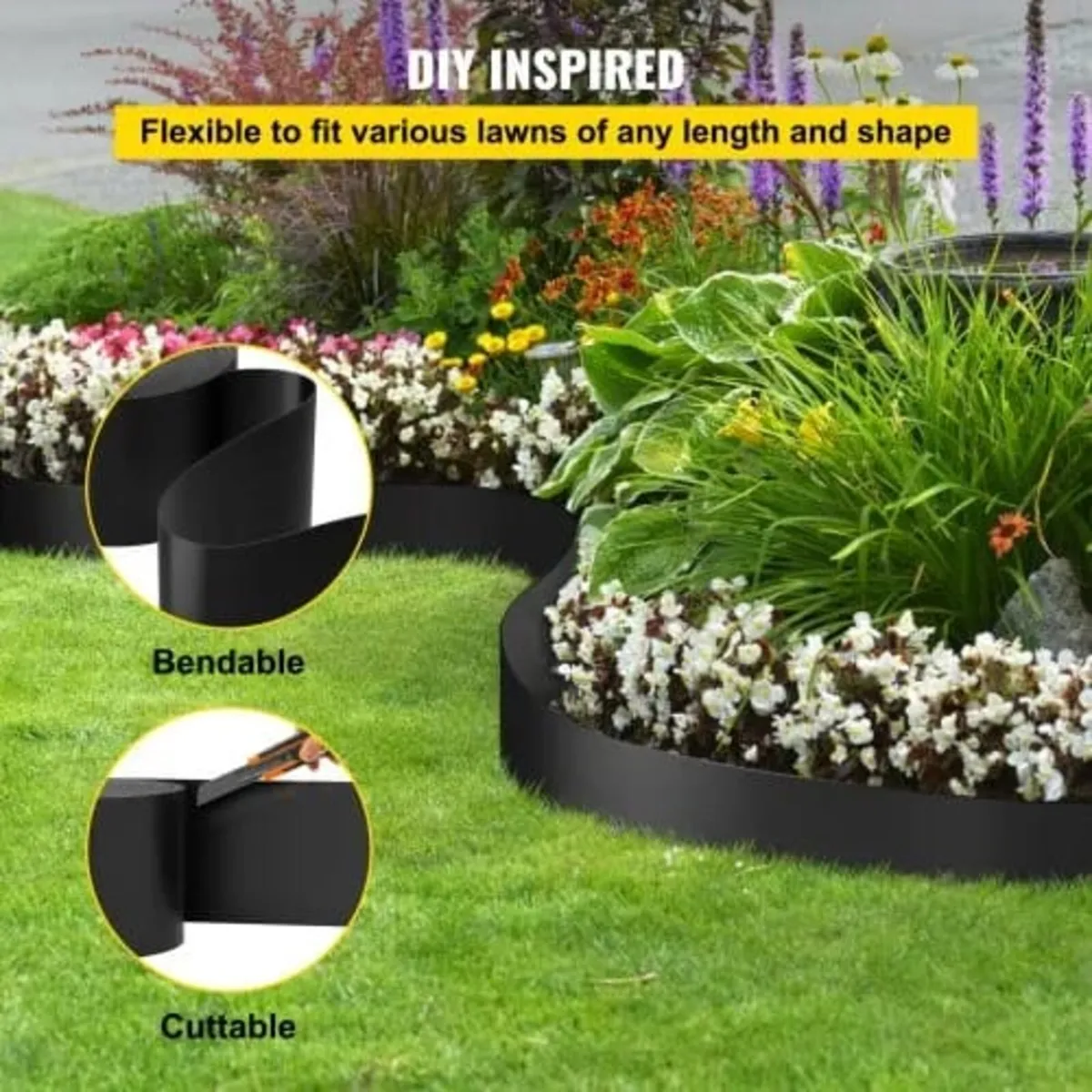 Landscape Edging, 10 inch Depth 60 ft Total Length - Image 2