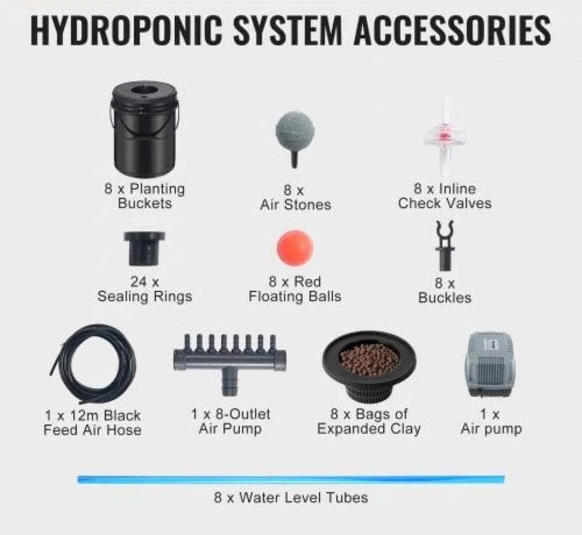 DWC Hydroponics Grow System, Hydroponic Growing Sy - Image 3