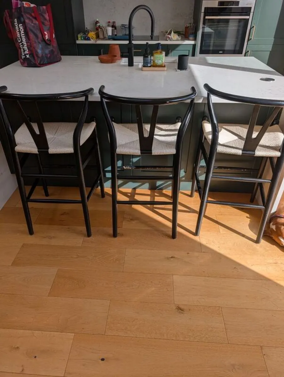 Hans Wagner Style Stools - Image 1