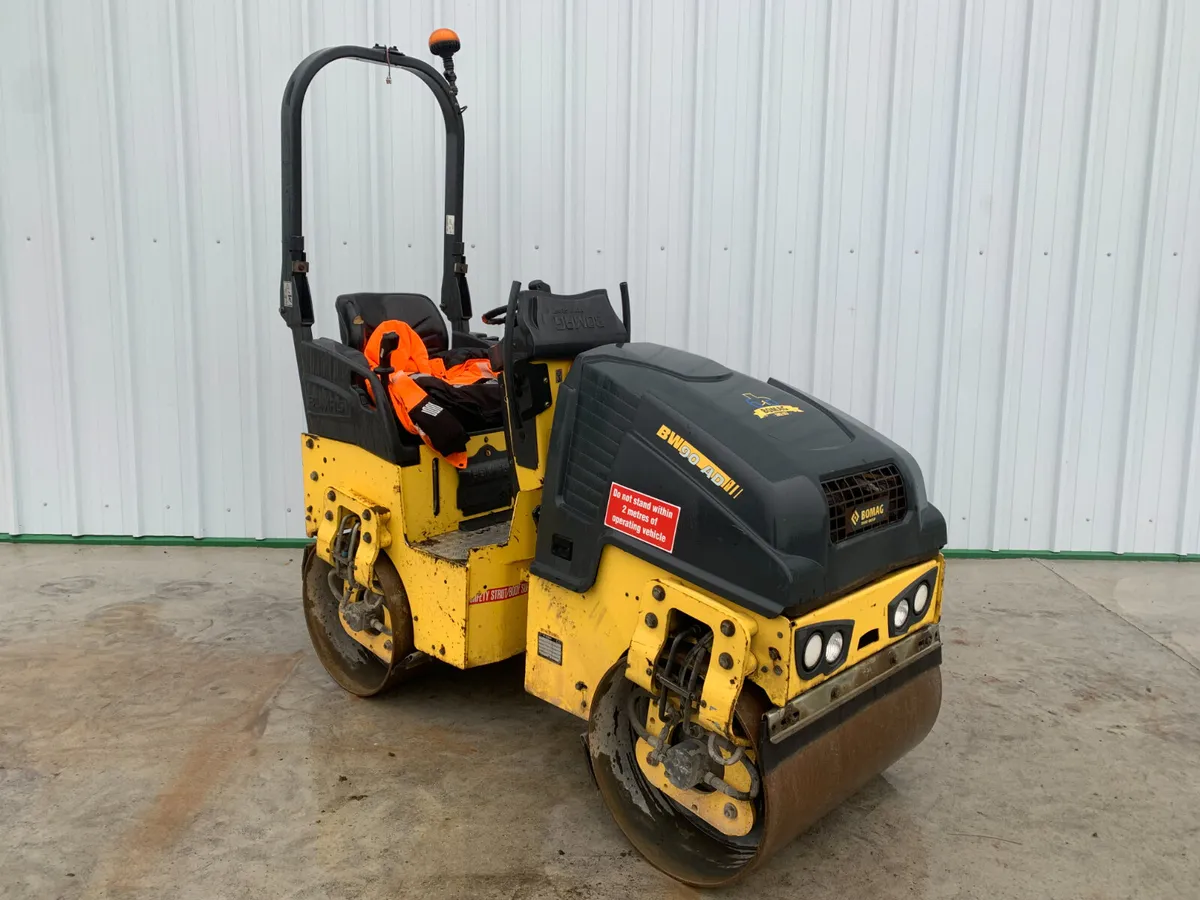 2017 BOMAG BW90AD-5 ROLLER FOR AUCTION - NAAS - Image 4