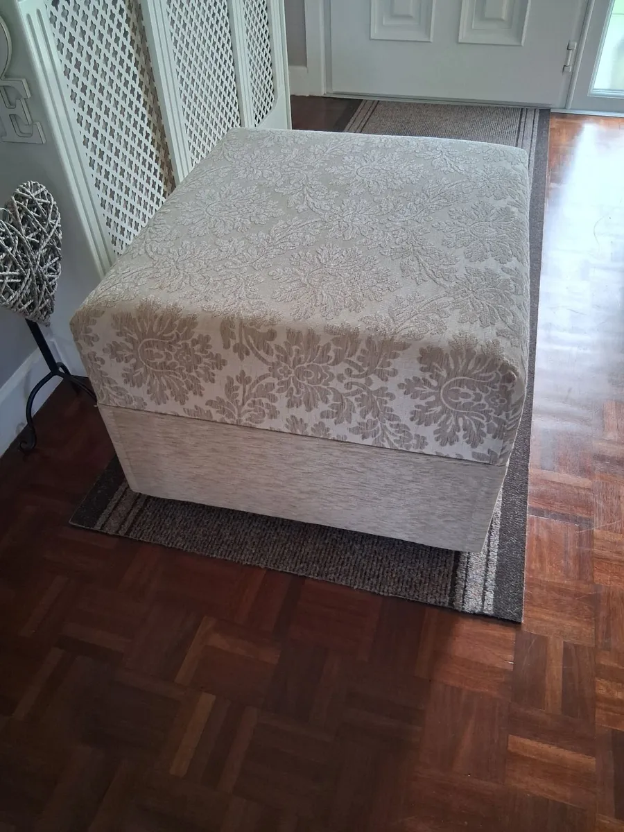 Fabric Pouf - Image 1