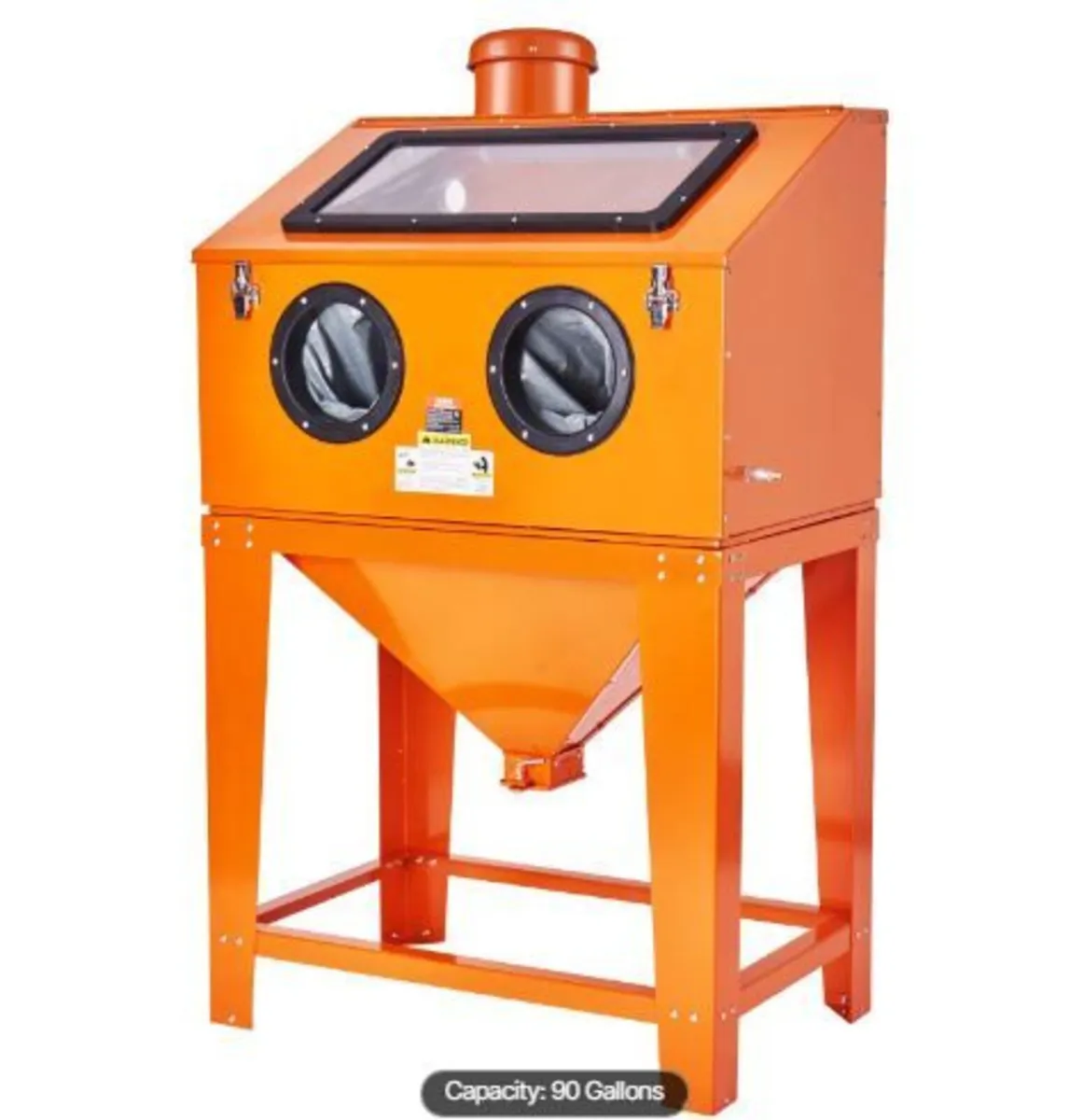 90 Gallon/340.7 L Sandblasting Cabinet - Image 4