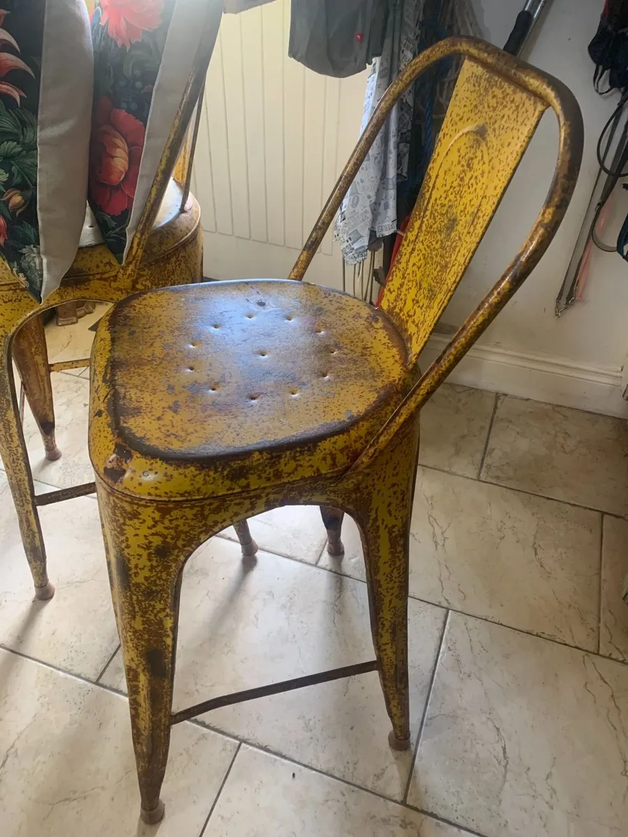 Original Antique 1930's Tollix Bar Stools 6 - Image 1
