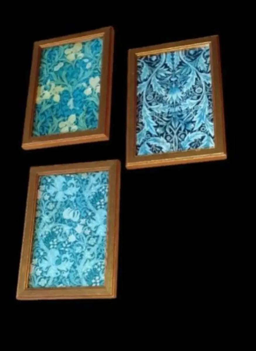Trio Of William Morris Style Framed Prints - Image 2