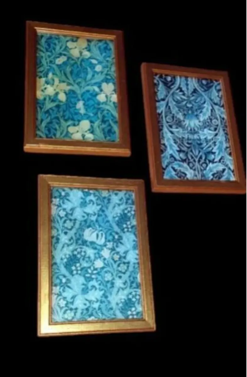 Trio Of William Morris Style Framed Prints - Image 3