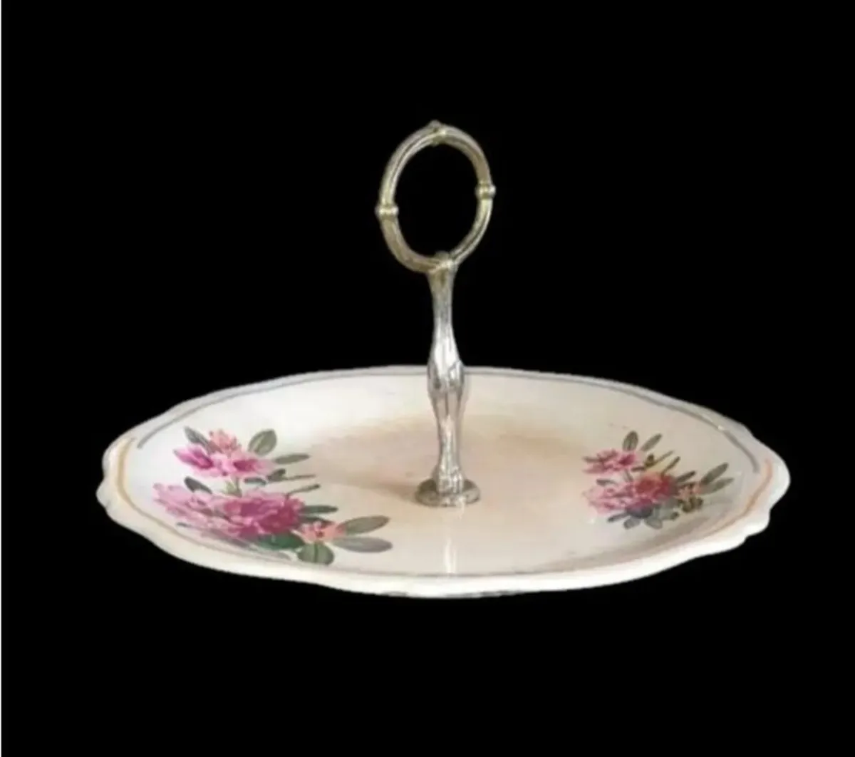 Vintage Royal Winton Grimwades Floral Cake Stand - Image 3