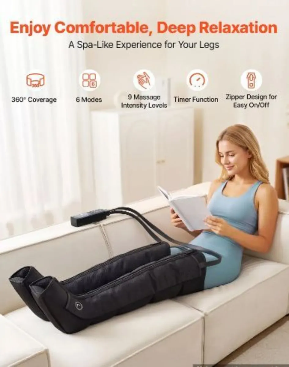 Leg Compression Massager 6 Modes Air - Image 3