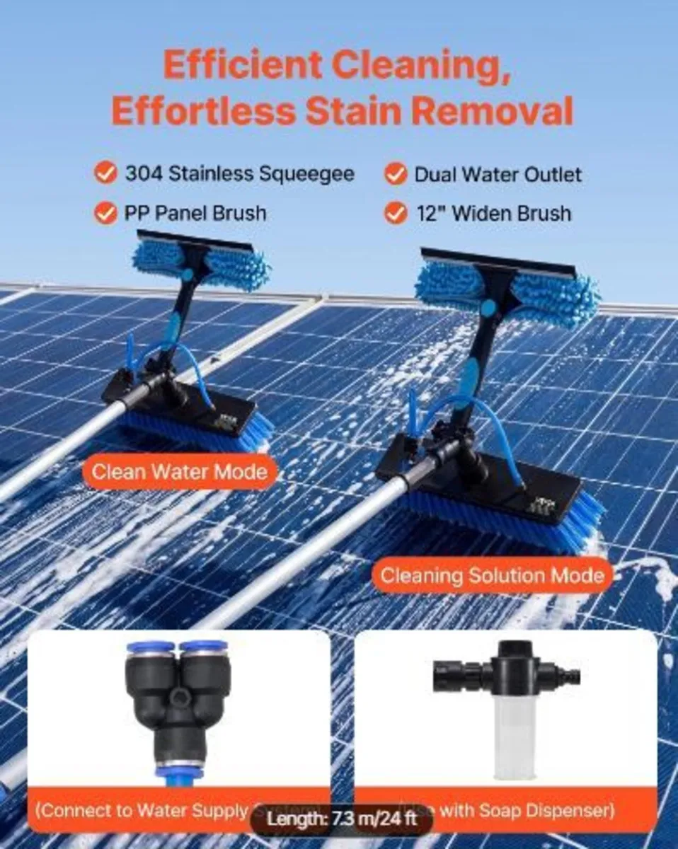 Solar Panel Cleaning Kit, 7.365 m - Image 1