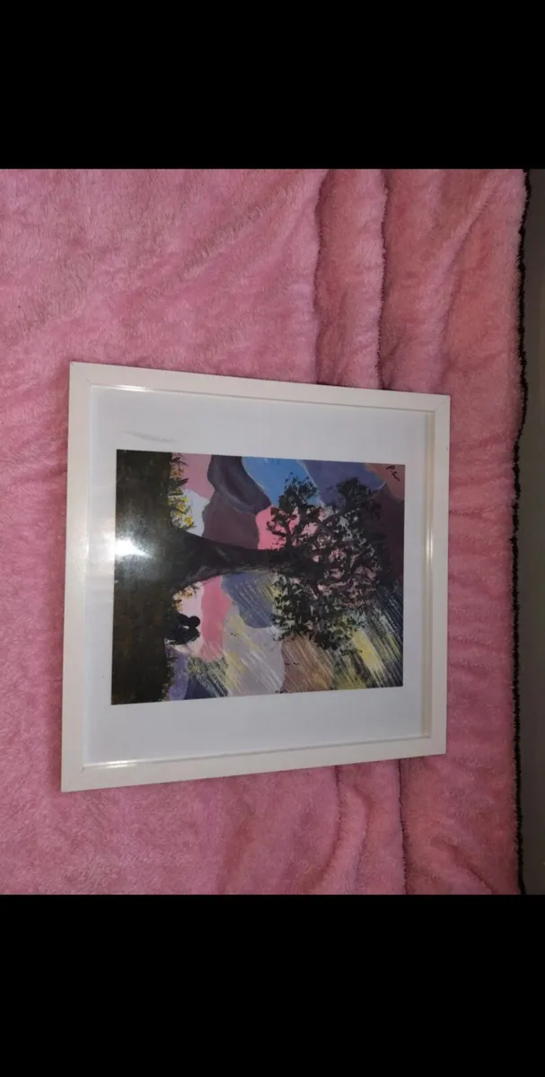 Framed acrylic hand painting/ wall deco - Image 2