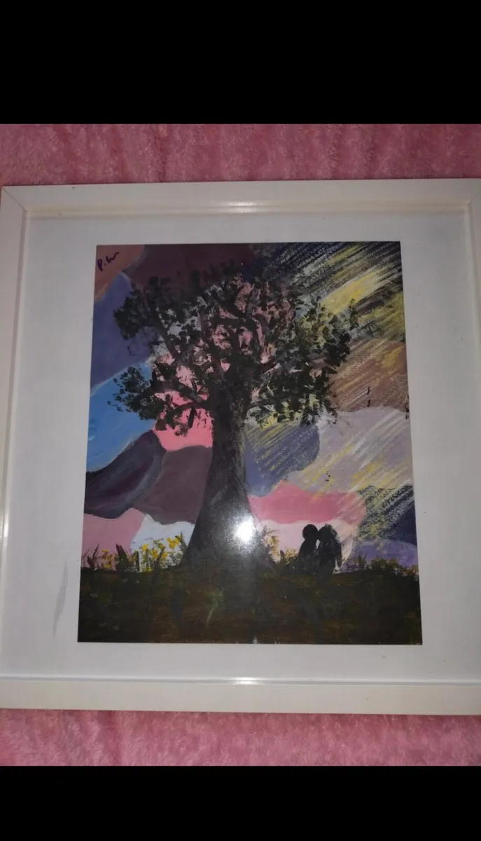 Framed acrylic hand painting/ wall deco - Image 4