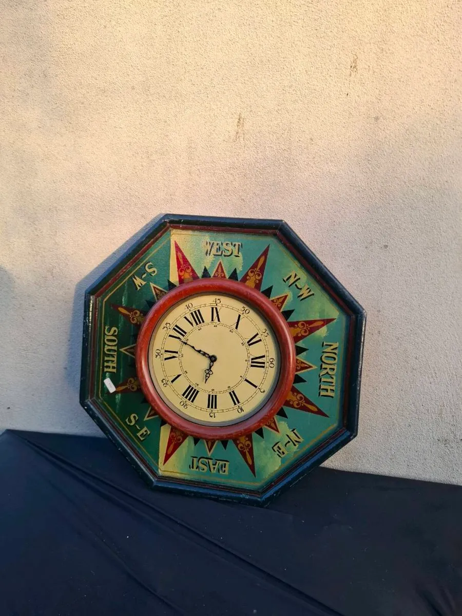 56cm country corner clock