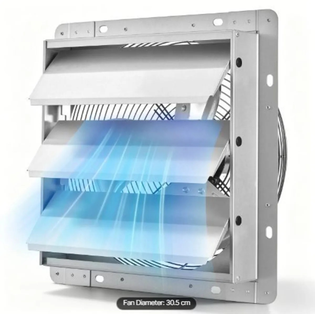 312 mm Shutter Exhaust Fan Wall Mounted - Image 3