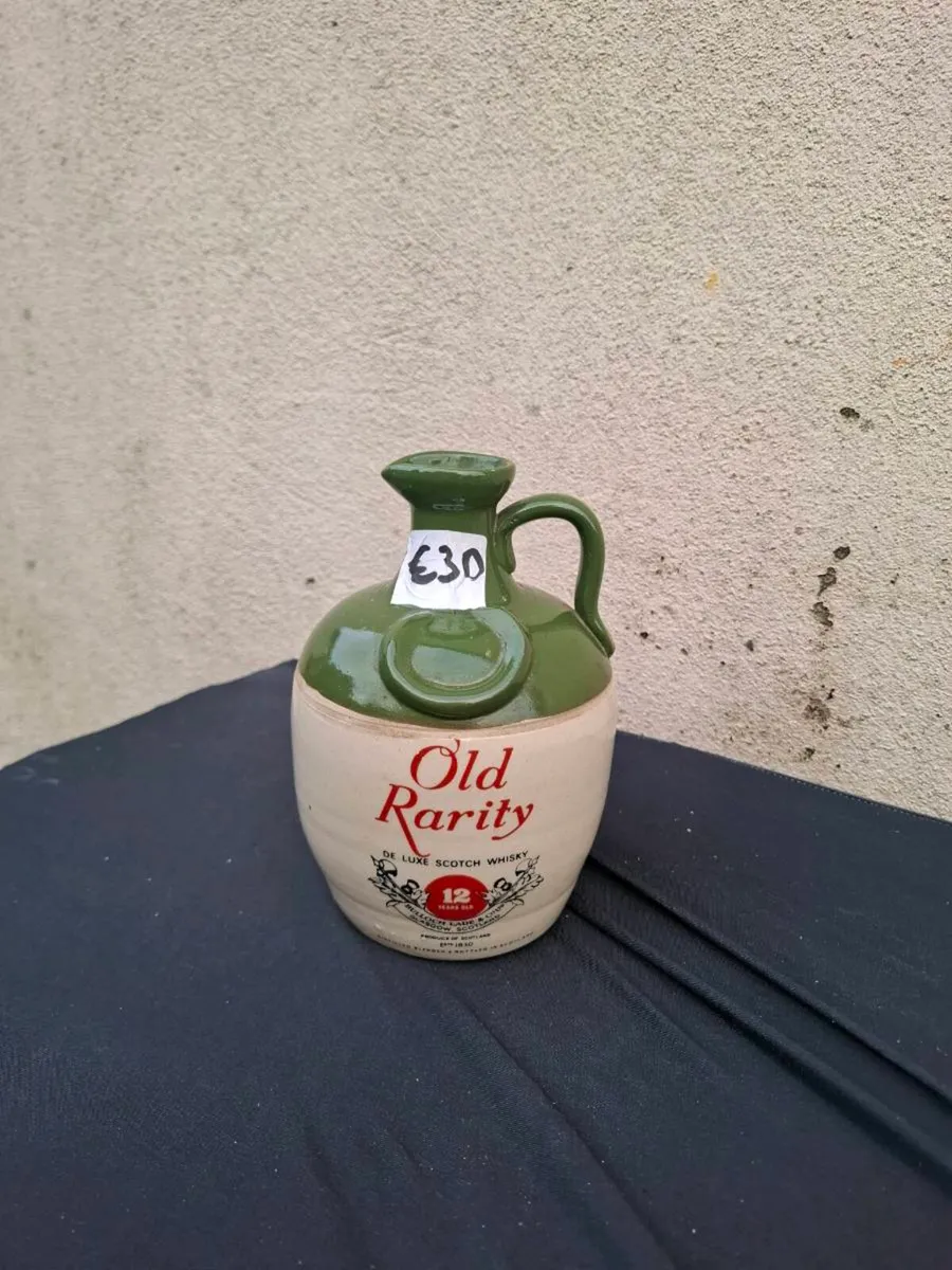 Old rarity vintage whiskey bottle