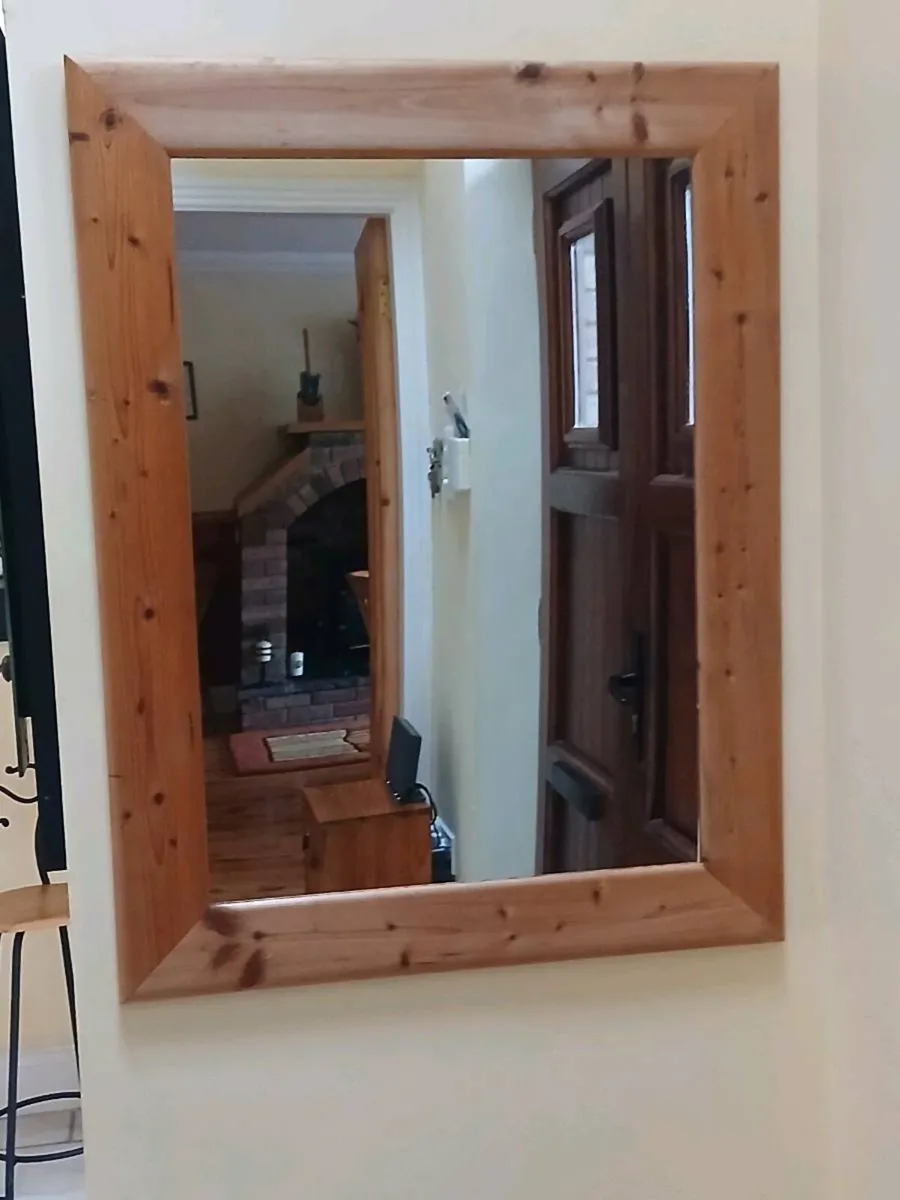 Solid Pine Wall Mirror 66cmx86cm Limerick or Clare - Image 2