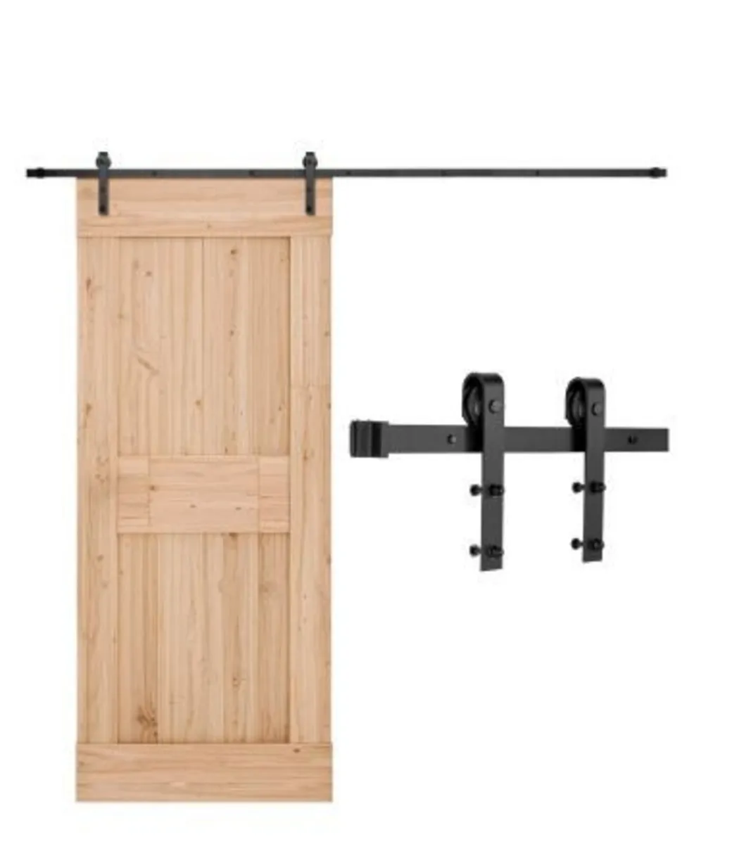 10FT Sliding Barn Door Hardware Kit - Image 3