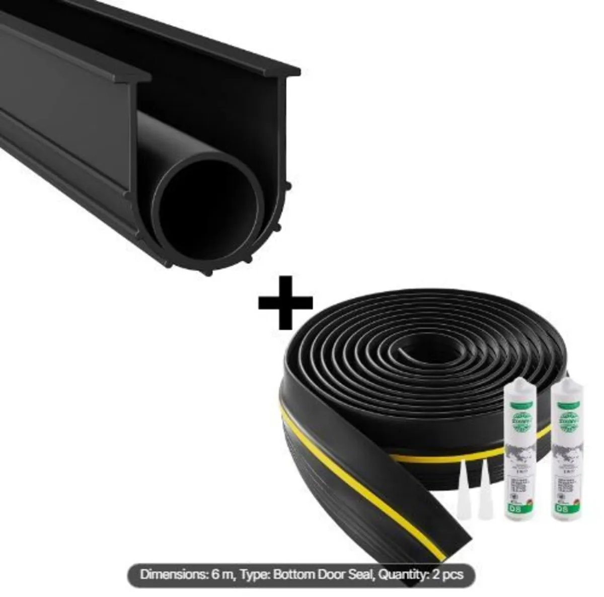 Garage Door Threshold and Bottom Seals Kit - Image 1