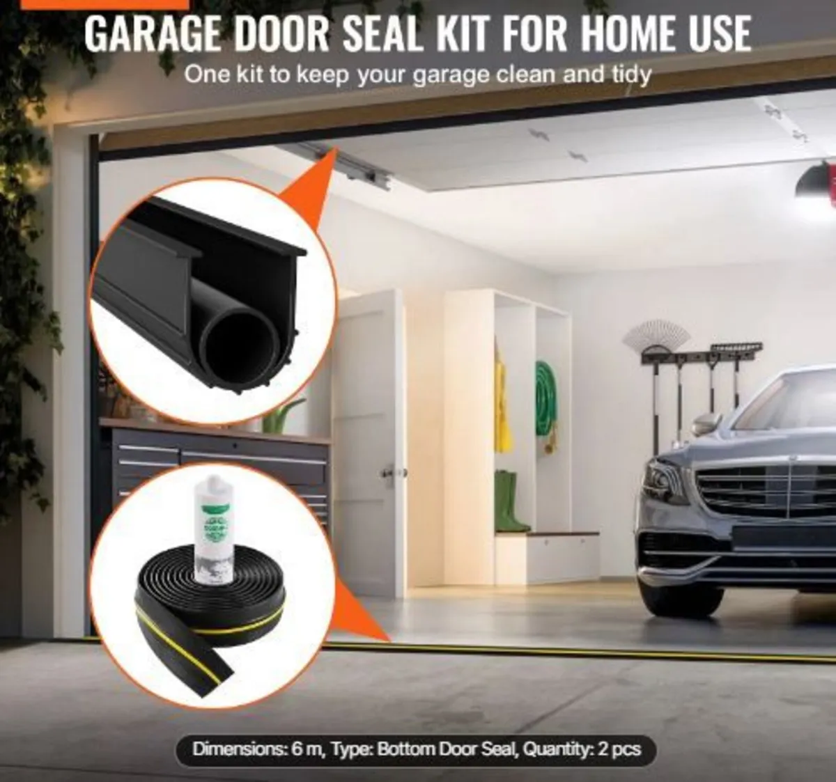 Garage Door Threshold and Bottom Seals Kit - Image 2