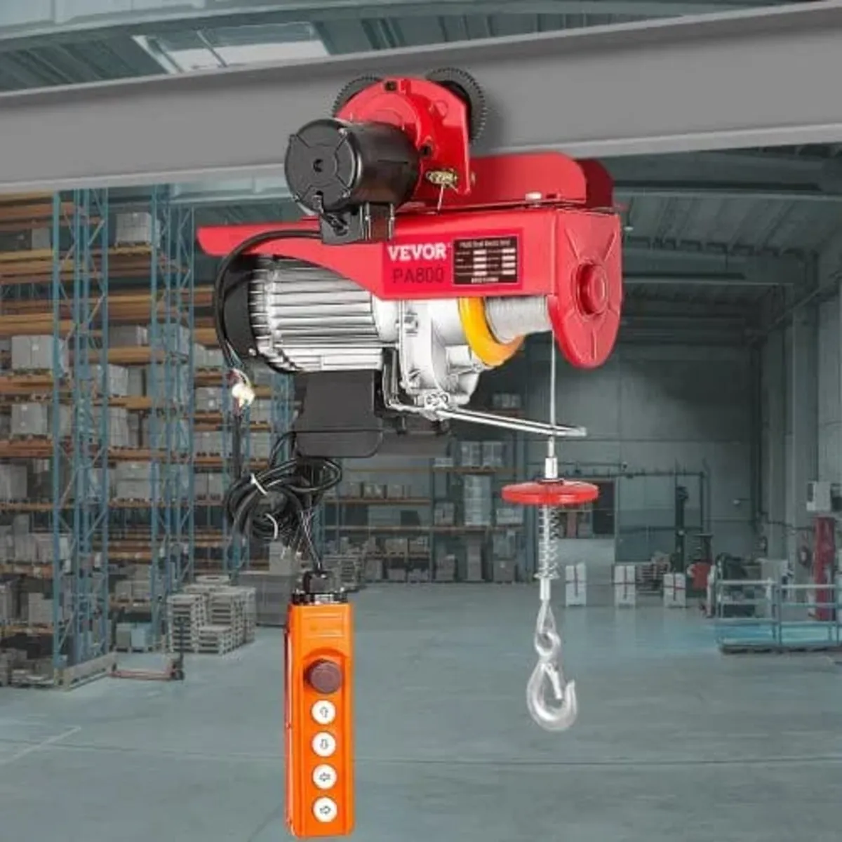 800Kg/1700Lbs Electric Trolley Hoist 1300W Electri - Image 4