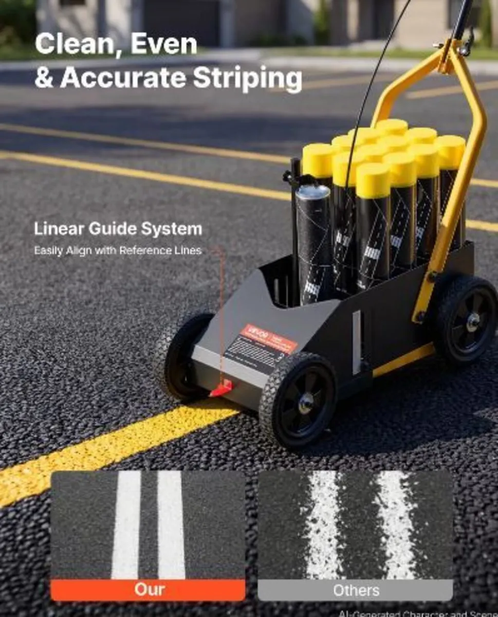 Striping Line Marking Machine 12-Can Capacity - Image 2