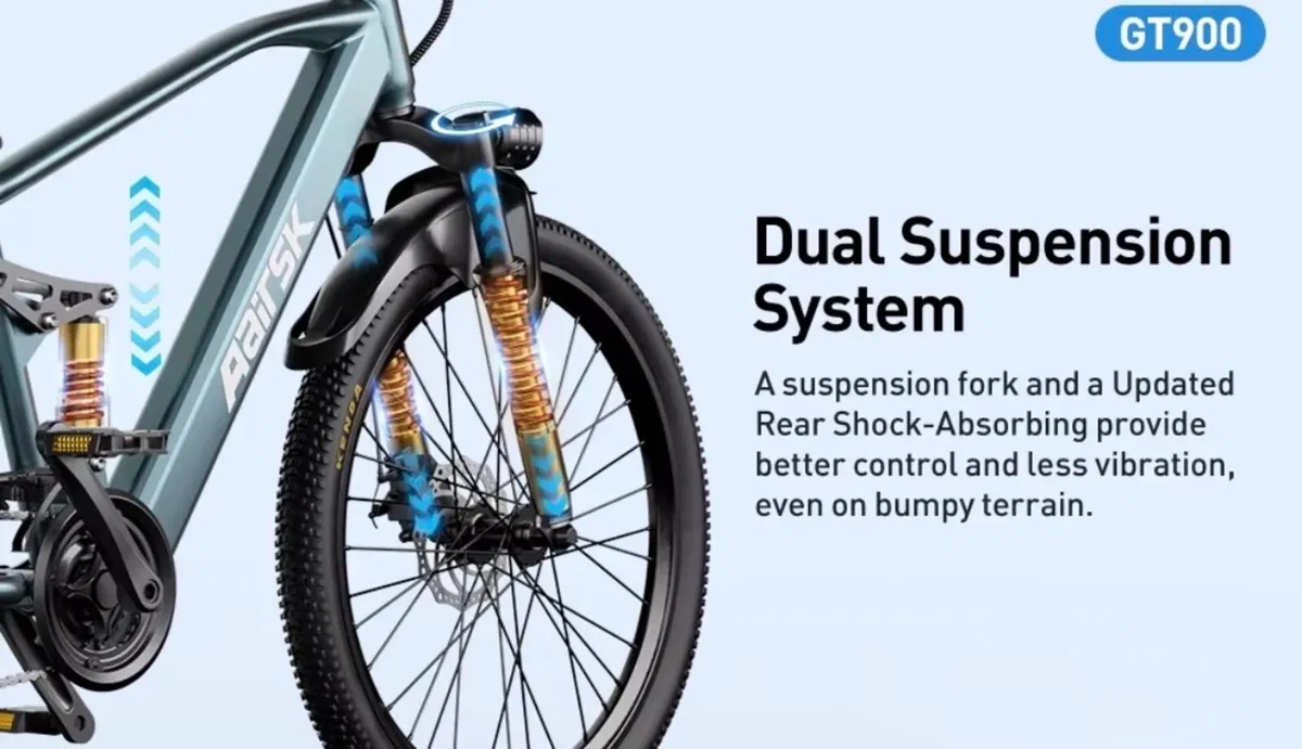 Free Shipping - Full suspension electric bike - Image 3