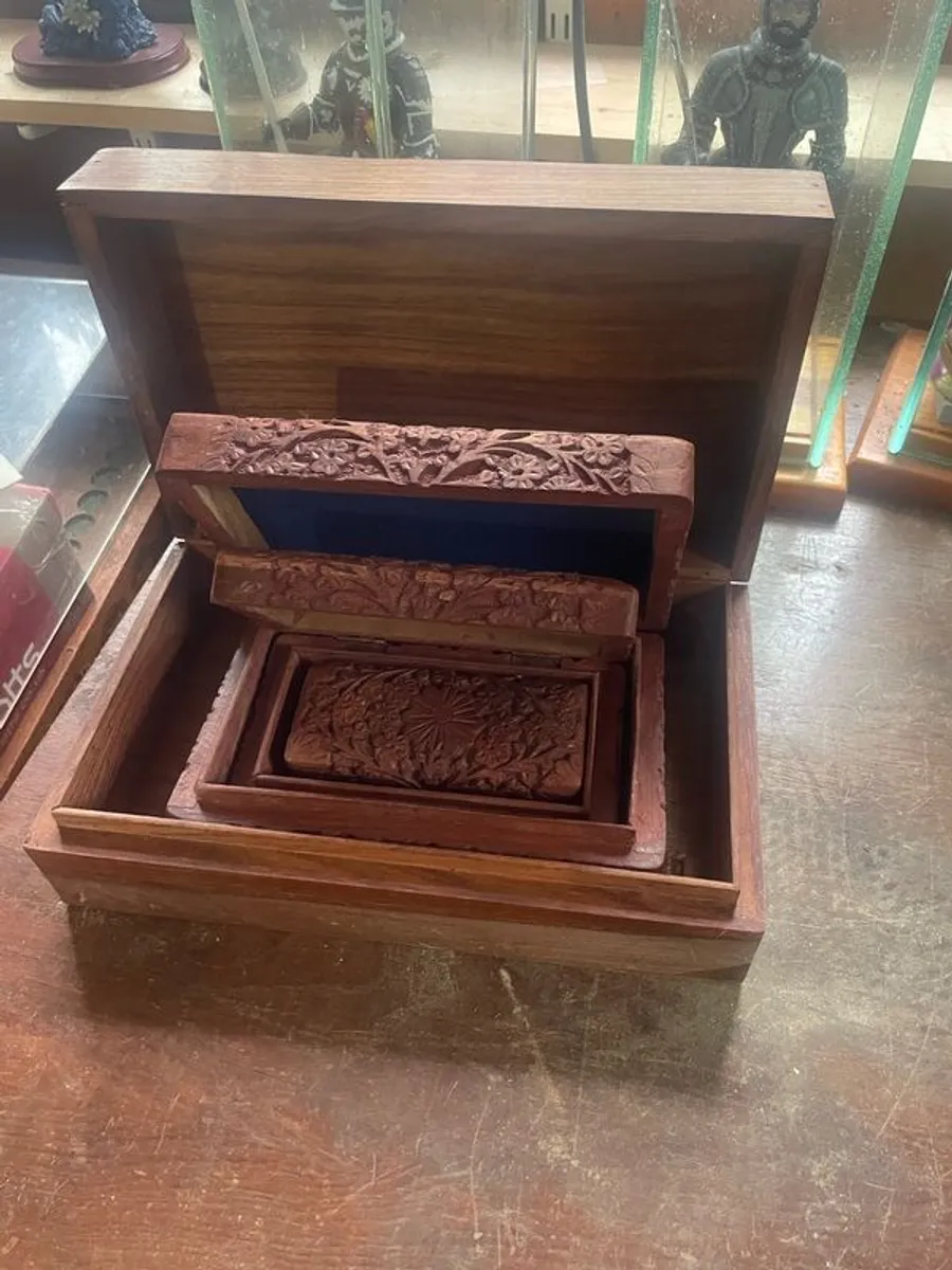 vintage wooden box - Image 4