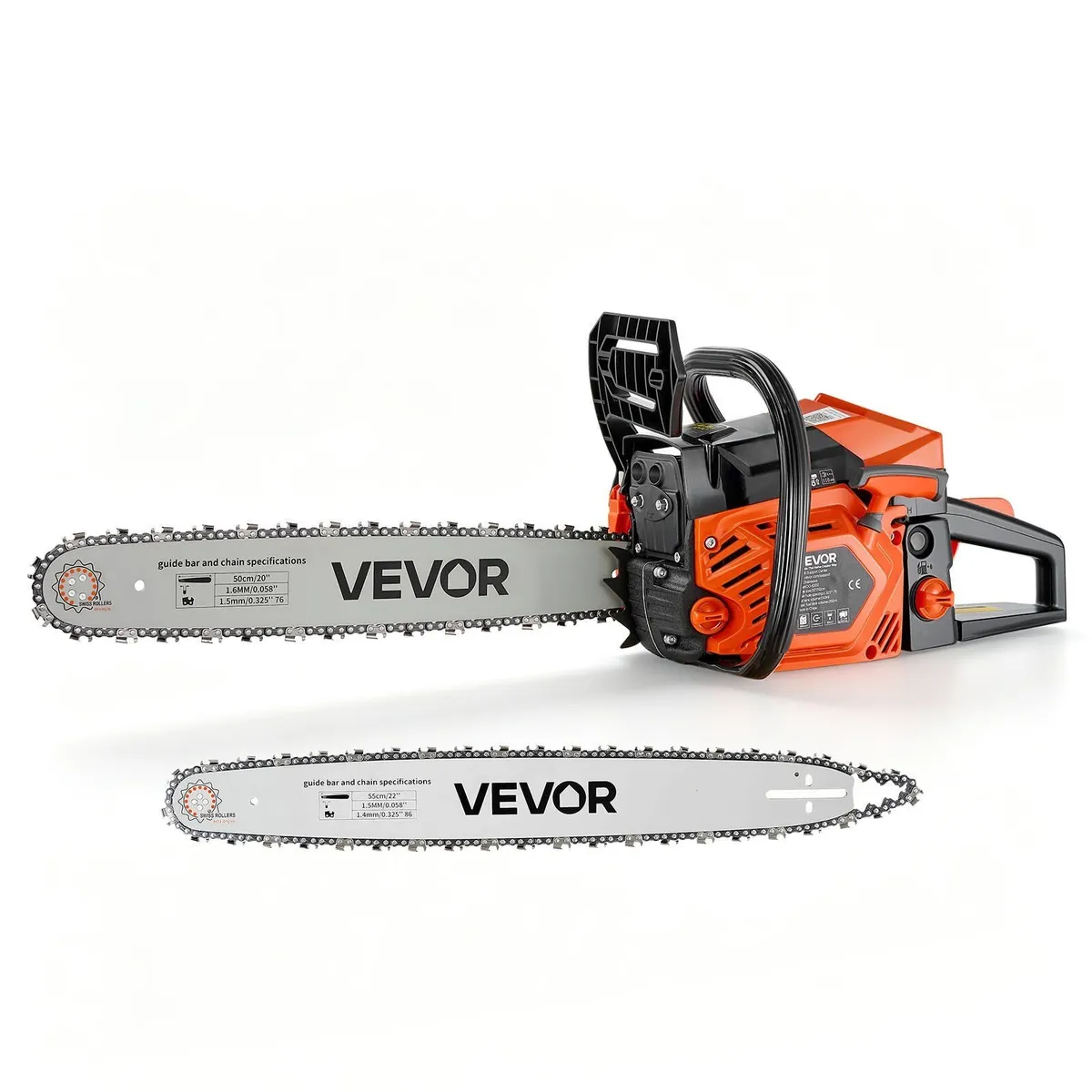 62cc Petrol Chainsaw with 20/22in Bars - Image 2