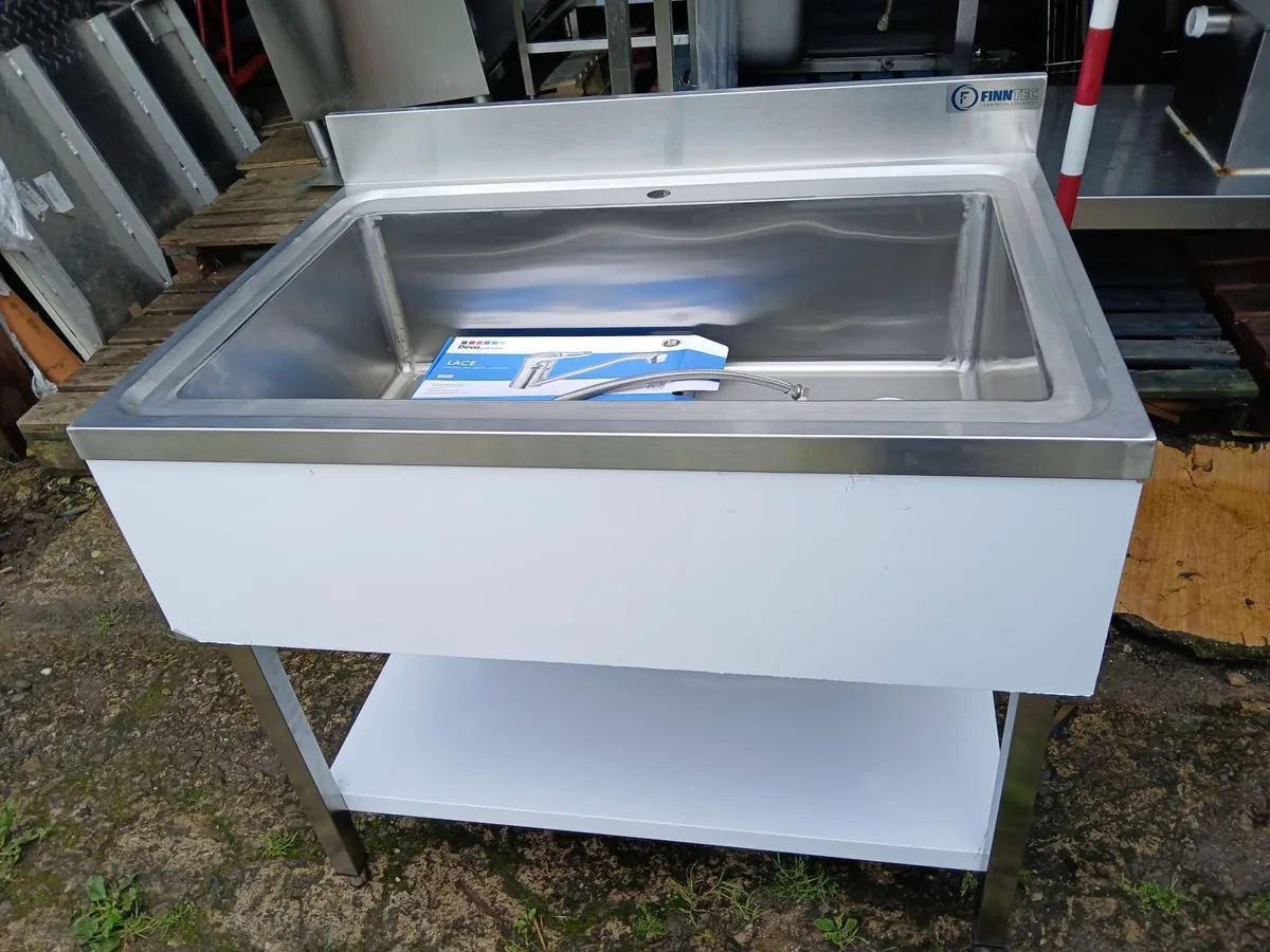 Stainless steel cabbinet sink unit complete - Image 4