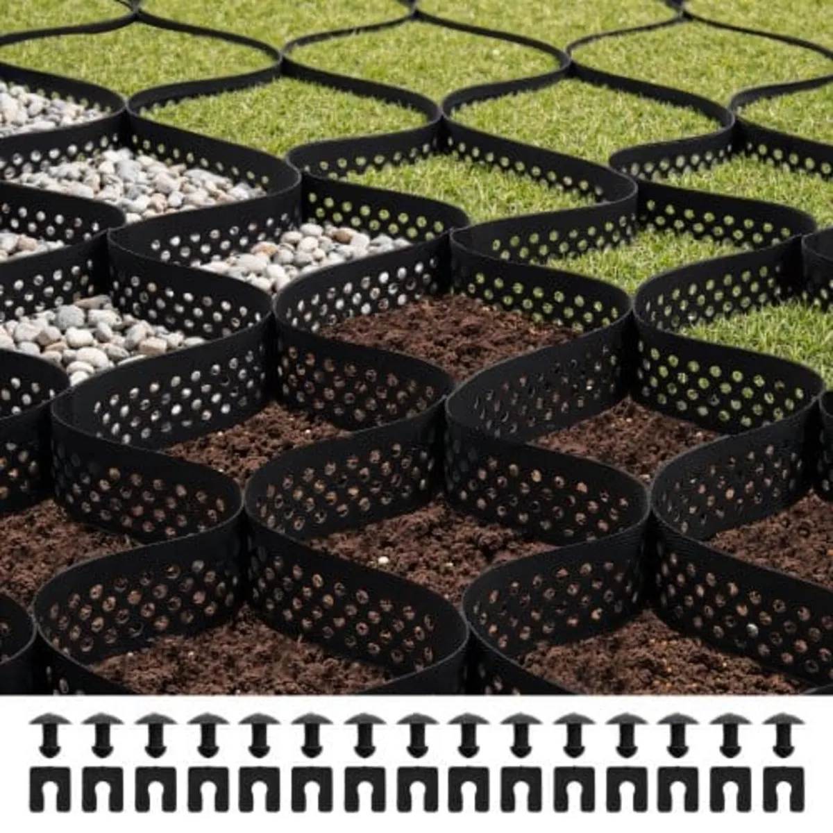 Gravel Grid, 3 Inch Depth, 24.93 x 9.52 FT / 7600 - Image 1