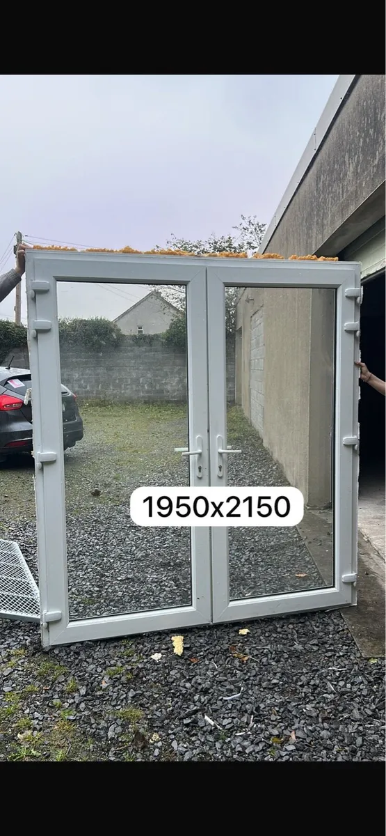 UPVC TRIPLE FRENCH DOOR 3 MONTHS OLD