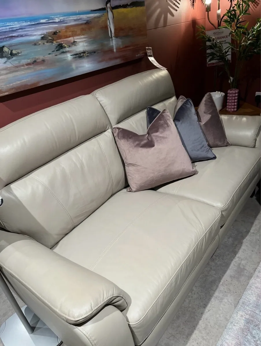 2 x two seater sofas - Image 1