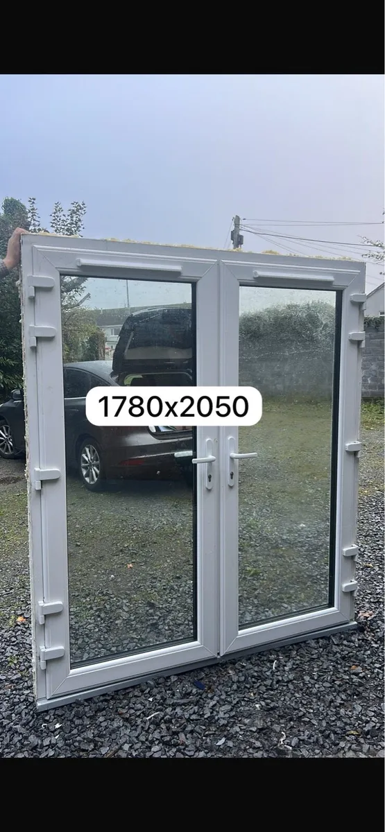 UPVC TRIPLE FRENCH DOOR HIGH QUALITY 3 MONTHS OLD