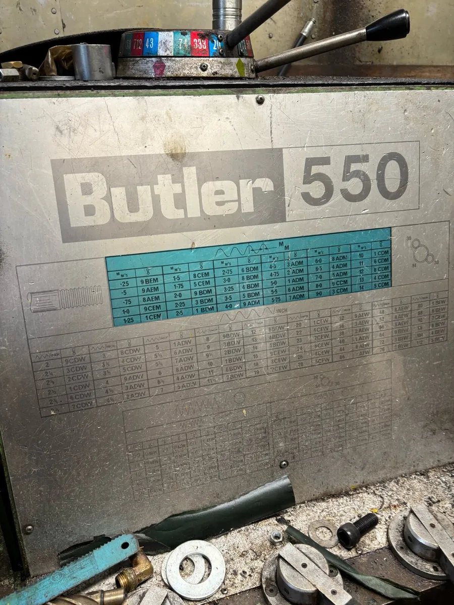 ELLIOTT BUTLER GAP BED LATHE 550 3 phase - Image 3