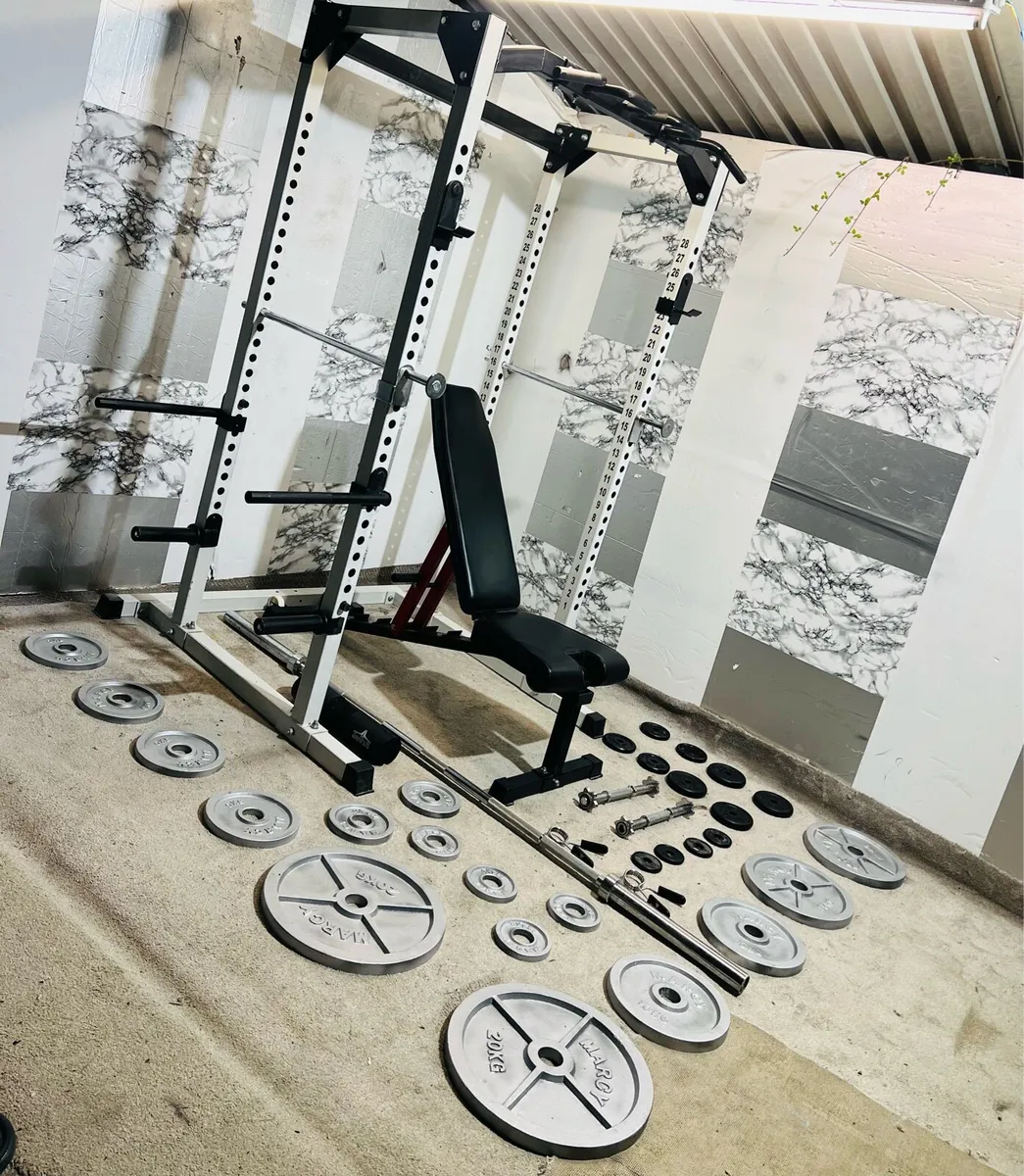 TOP OLYMPIC WEIGHTLIFTING SETUP 145KG BARBELL SET+ - Image 1