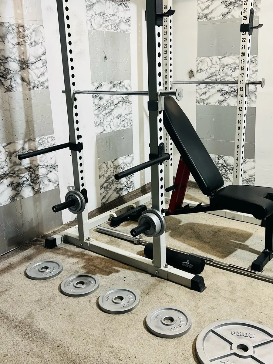 TOP OLYMPIC WEIGHTLIFTING SETUP 145KG BARBELL SET+ - Image 3