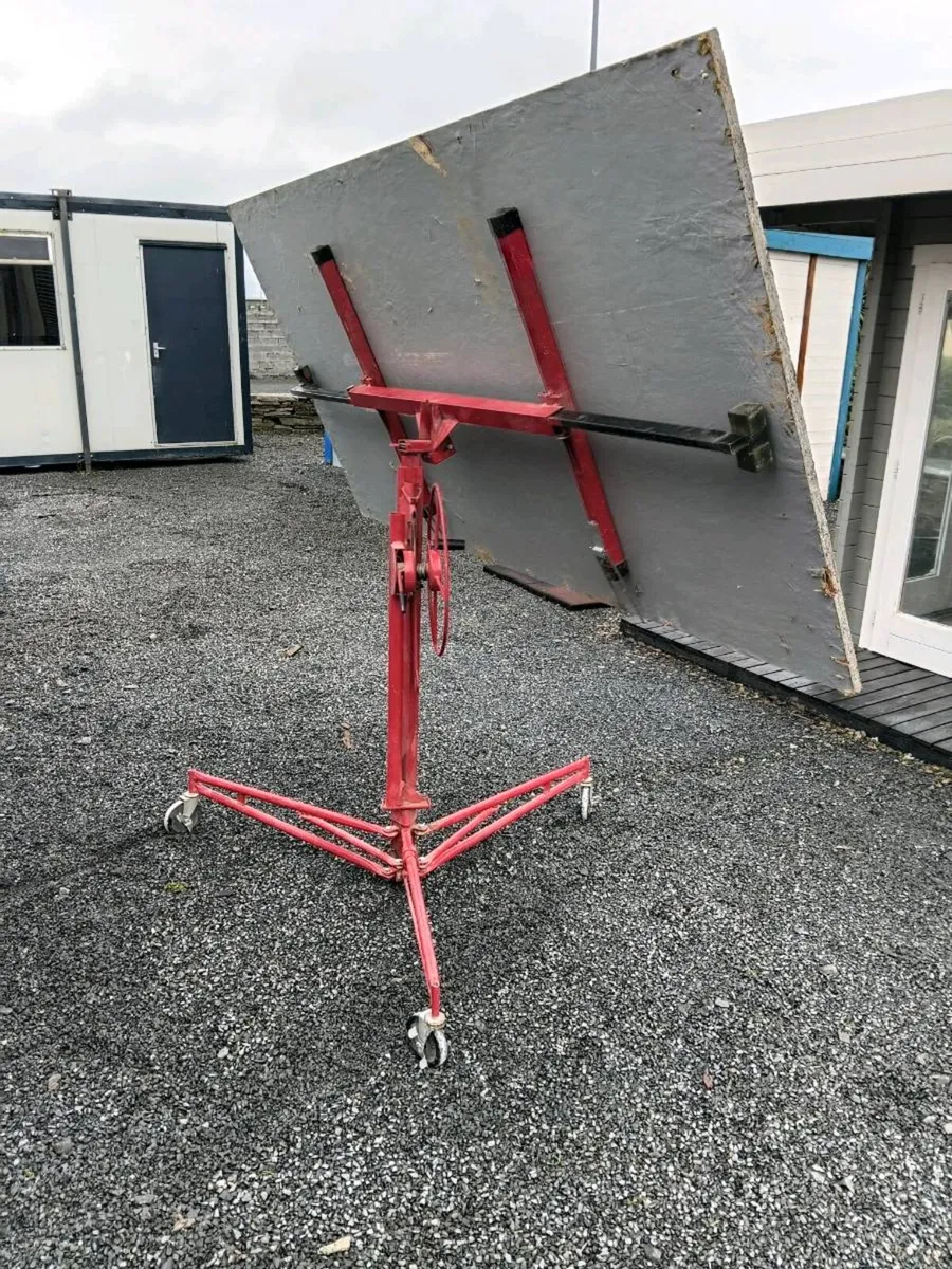 11ft Red Professional Drywall Lifter Panel Hoist J - Image 1