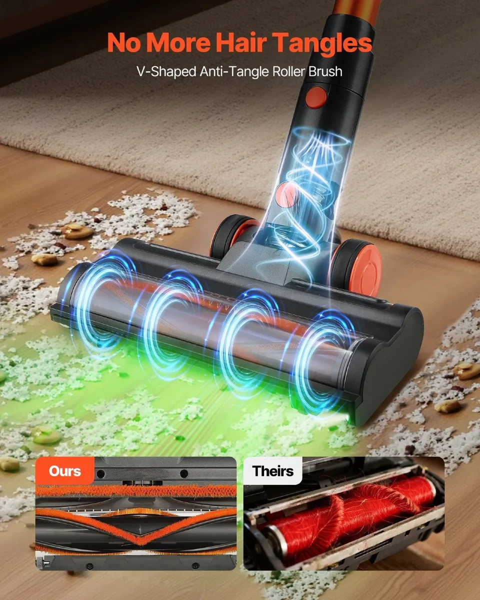 Cordless Stick Vacuum 40kPa, 47min Runtime - Image 3