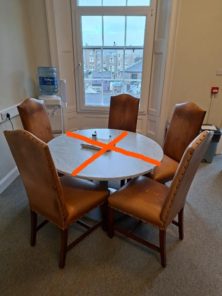 Large Mahogany Extending Dining + 12 chairs - Image 2