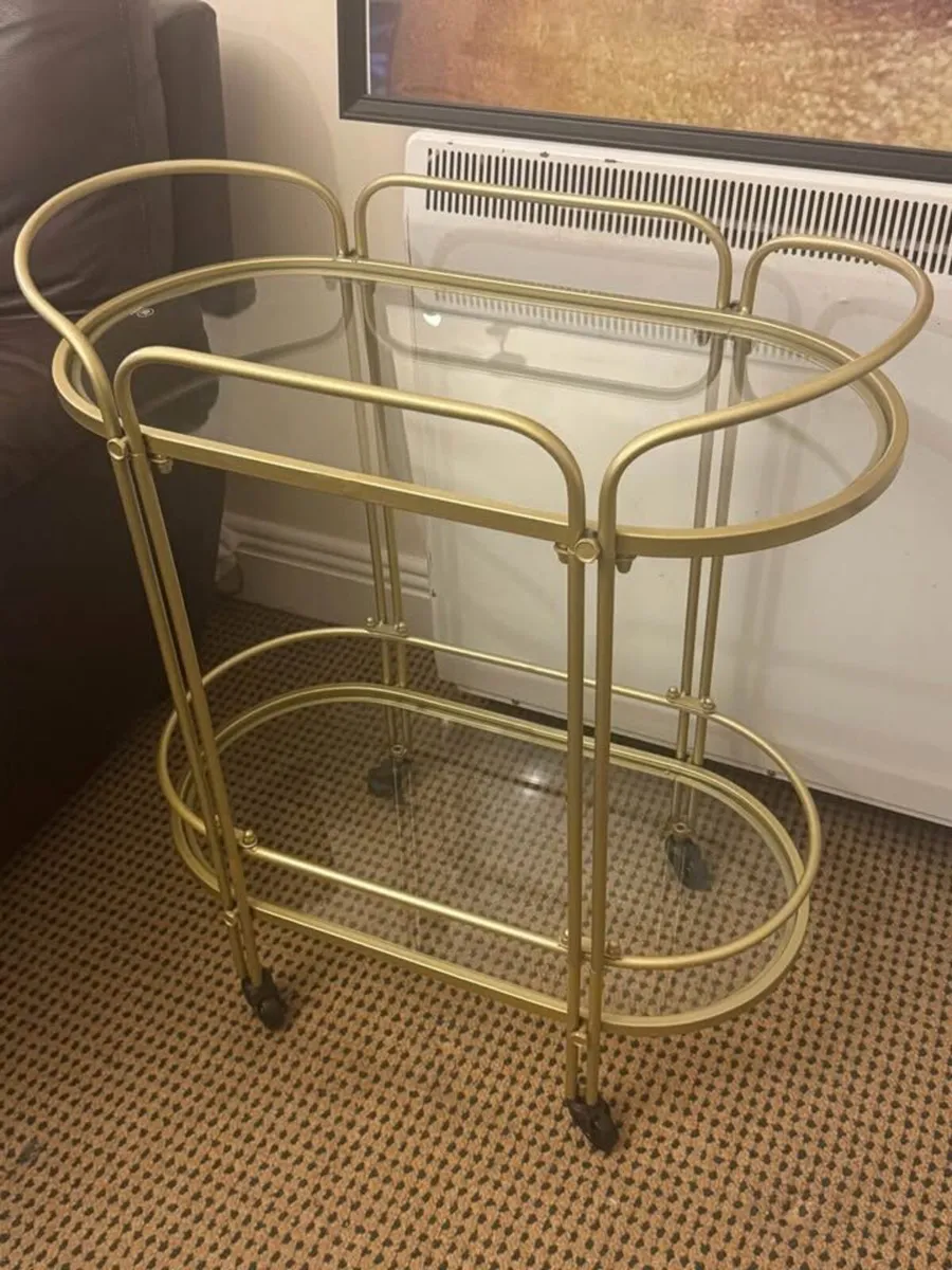 Dunnes Stores Bar Cart / Drinks Trolley – Like New - Image 1
