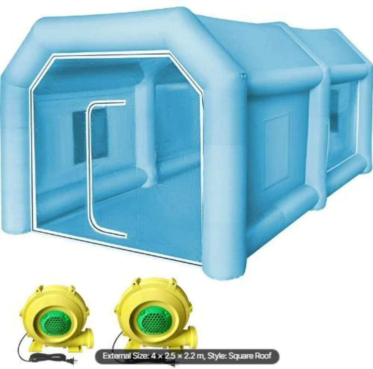 Inflatable Tent, 13 x 8 x 7 ft Inflatable Spray Bo - Image 4
