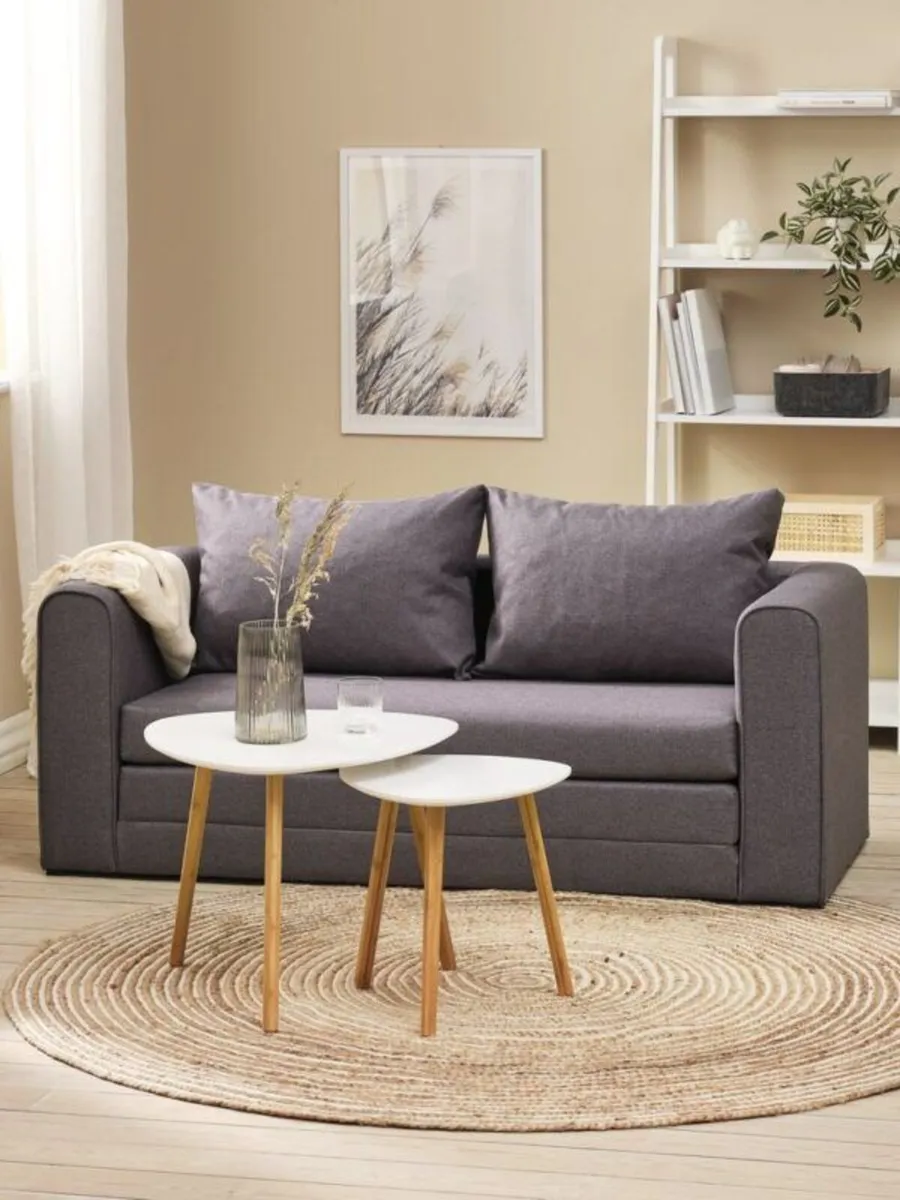 JYSK SKILLEBEKK Sofa Bed (Dark Grey) – Like New - Image 4