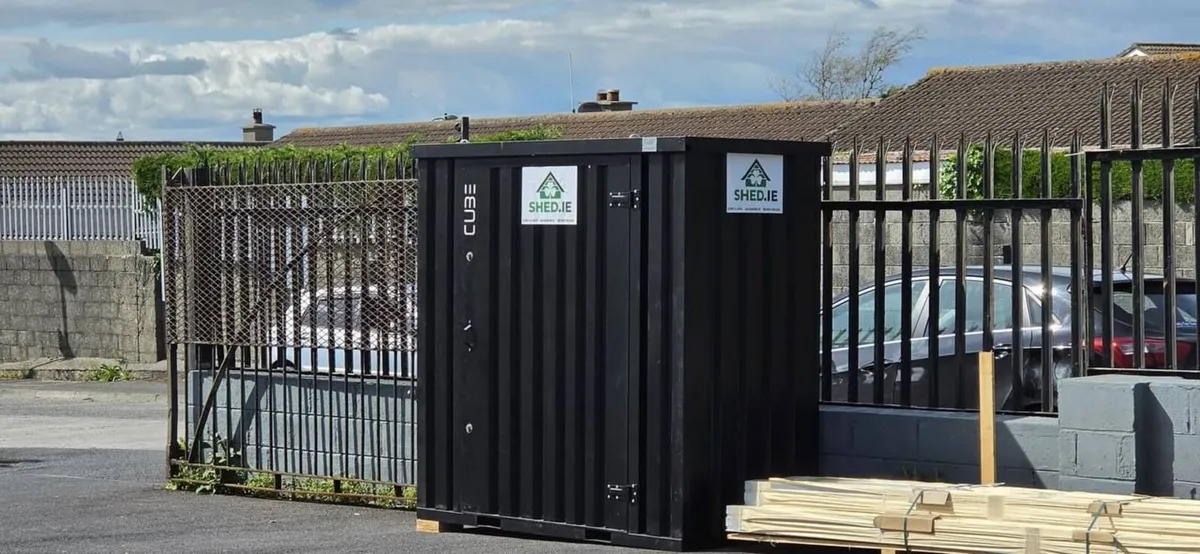 CUBE Heavy Duty Steel Shed 1m × 2m (3.3ft × 6.6ft) - Image 3