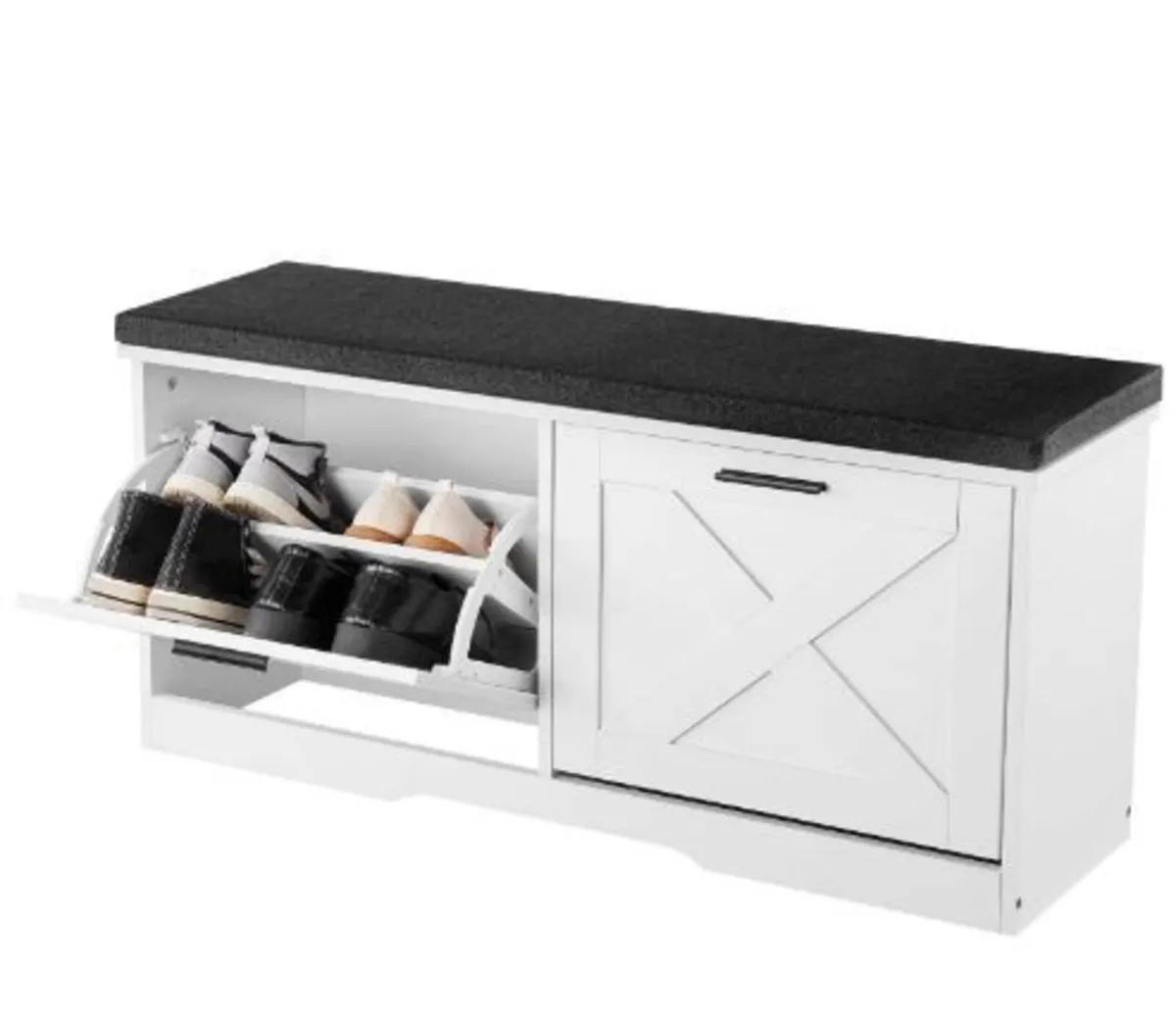 Entryway Shoe Storage Bench 100cm - Image 1