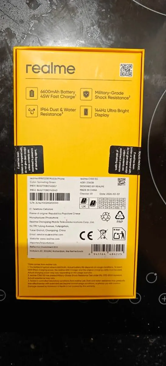 Realme C100 5G 12GB 256GB - Brand New Sealed - Unlocked - Sprouting Green - Image 2