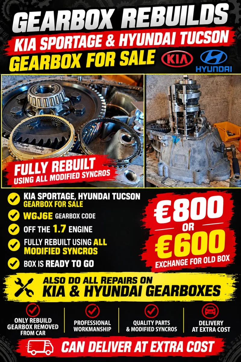 Kia hyundai gearbox repairs - Image 1