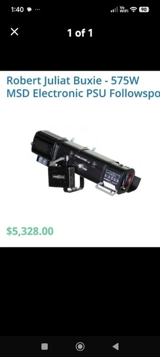 Spotlight, follow spot, professional