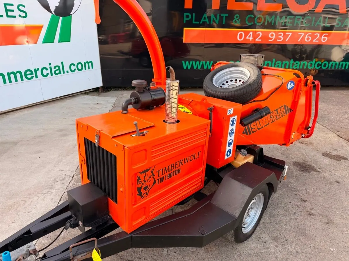 Timberwolf TW190TDHB Wood Chipper  8"  1,589 Hour - Image 3