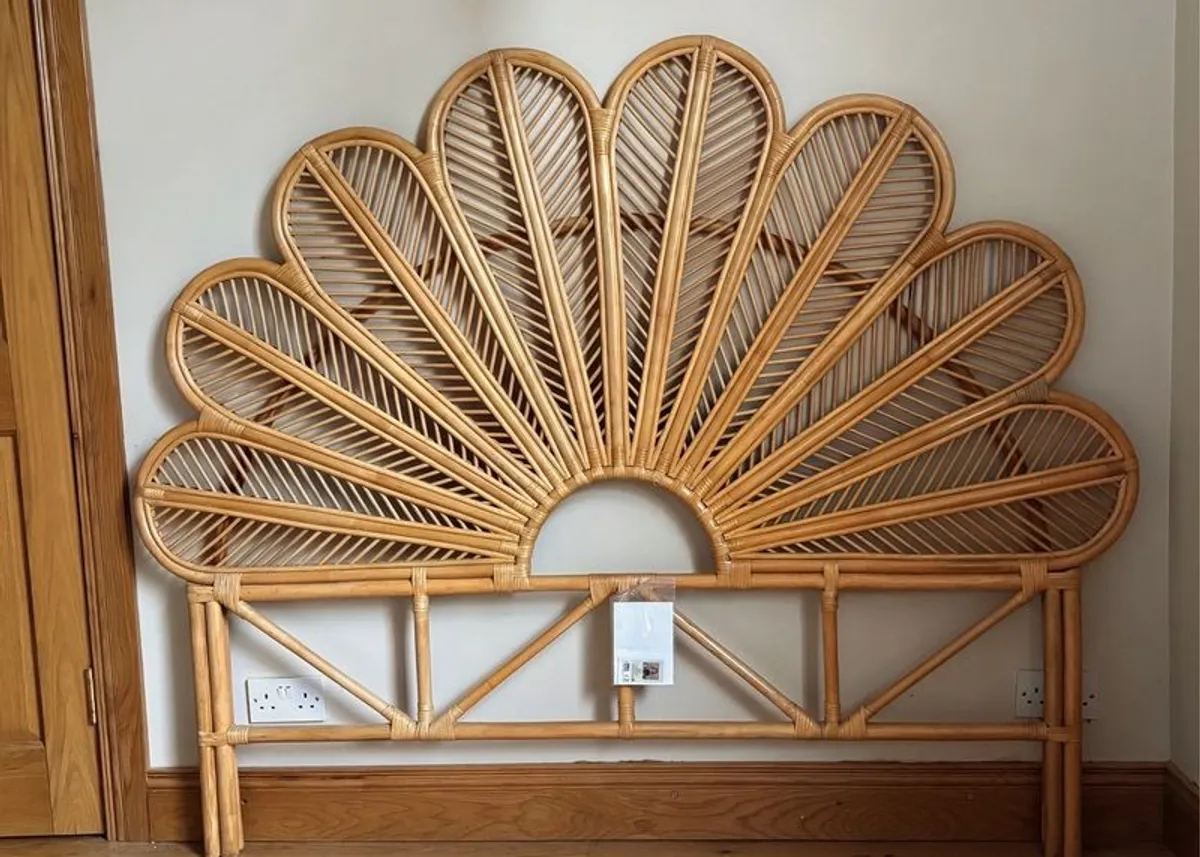 Rattan Headboard by Carolyn Donnelly - Image 1