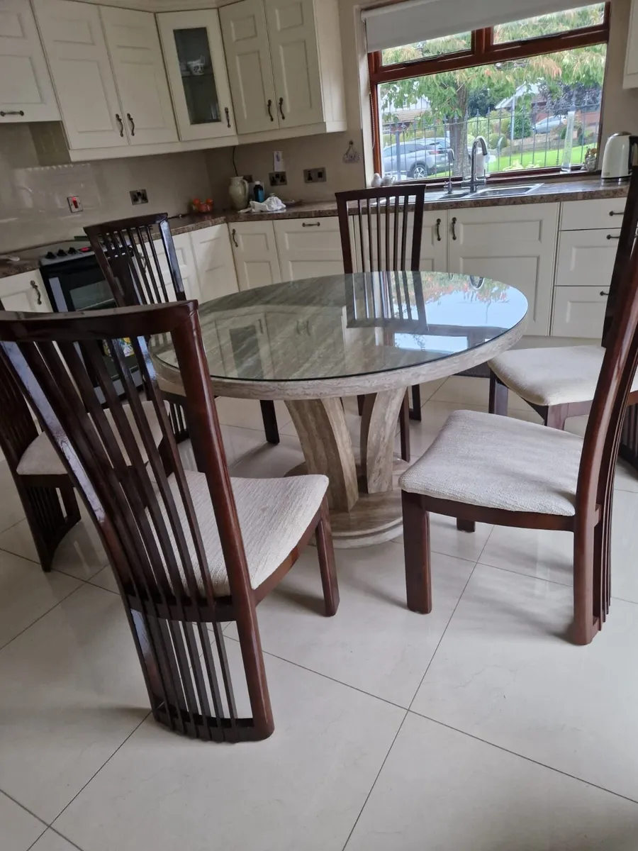 Table and chairs